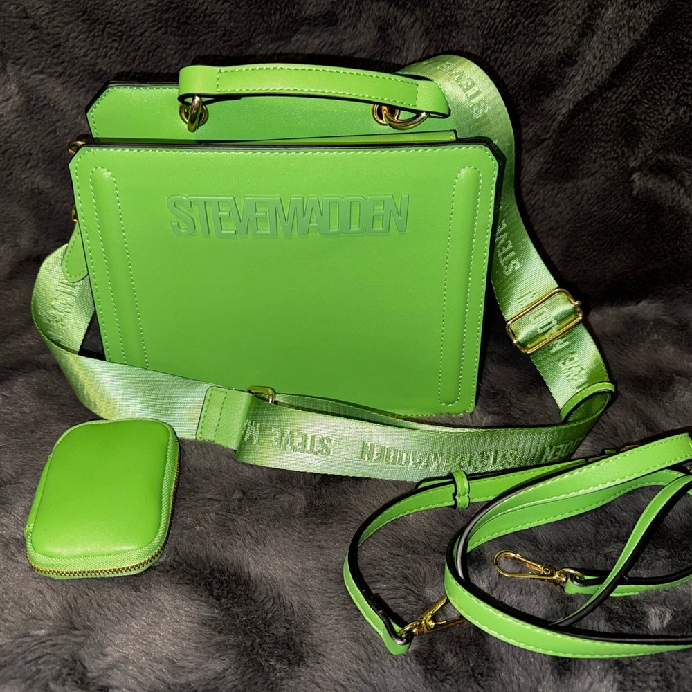 Steve Madden Bold Lime Crossbody Bag